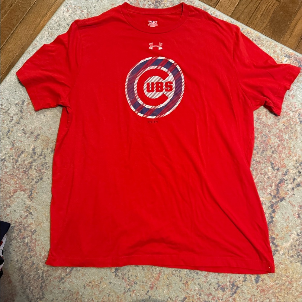 Under Armour Red Cubs Logo Men's Shirt